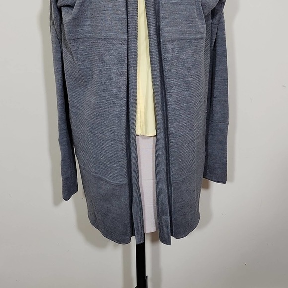 Lululemon Merino Woll Sit In Lotus Wrap Grey Size 6 - Picture 3 of 7
